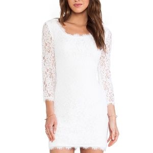 DVF Zarita White Lace Dress NWT
